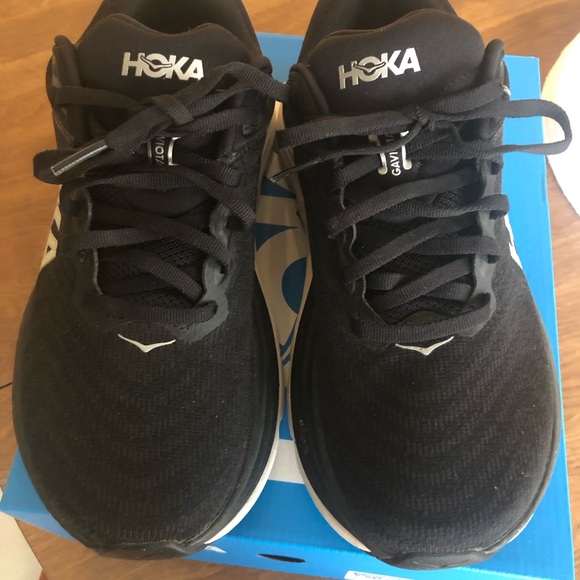 Hoka Womens Gaviota 5 Black Running Shoes - Picture 2 of 11